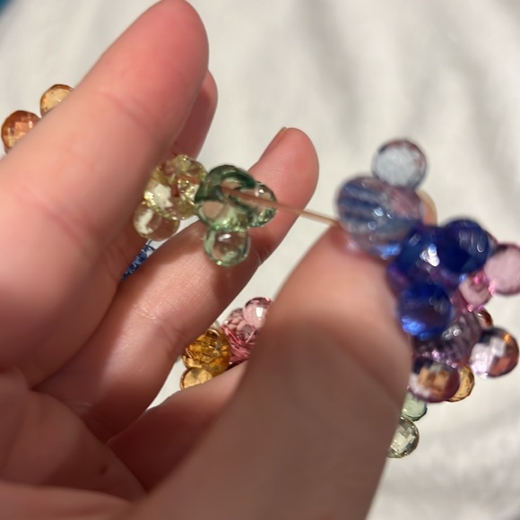 Mickey Mouse plastic head elastic colorful bracelet - Picture 4 of 4